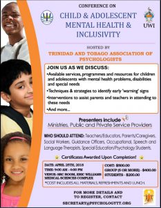 Conference on Child & Adolescent Mental Health & Inclusivity – Tapped In